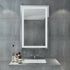 Milo LED Anti-fog Front-Lit Rectangular Bathroom Mirror